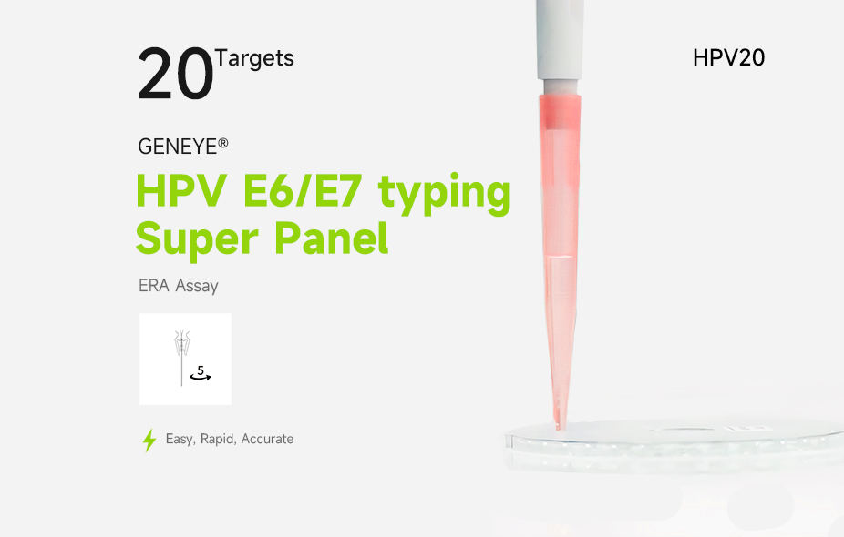 GENEYE®  HPV E6/E7 typing Super Panel ERA Assay