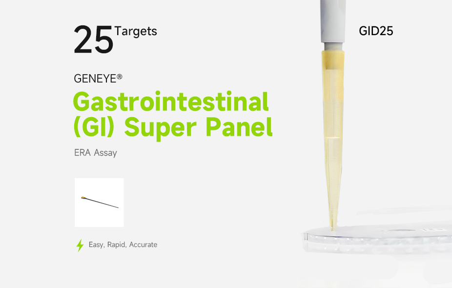 GENEYE®  Gastrointestinal (GI) Super Panel ERA Assay